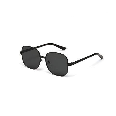 Occhiali da Sole Quadrati Oversize Retro per Donna Uomo Montatura in Metallo Protezione UV400 Lenti Sfumate Occhiali Moda