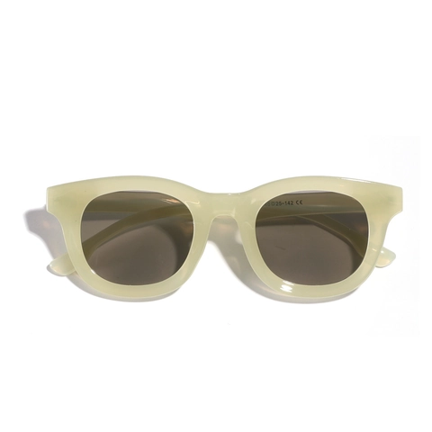 Gafas de Sol Cuadradas Retro de Montura Pequeña para Hombre Mujer Moda Color Gelatina UV400 Montura PC Lente AC Streetwear
