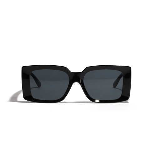 Gafas de Sol Cuadradas Extragrandes para Mujeres Hombres Montura Rectangular Retro Lentes Teñidas Protección UV400 Street Style