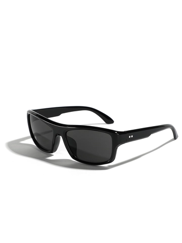 Y2K Fashion Sports Sunglasses For Women Men PC AC Square Frame Cyberpunk Star Decor Sunglasses UV400 Protection Street Outdoor Eyewear