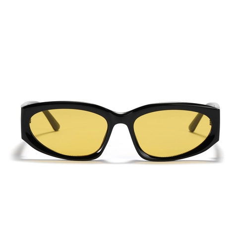 Retro Square Frame Sunglasses For Women Wood Grain UV400 Individual Fashion Streetwear Y2K Narrow Sun Glasses UV Protection
