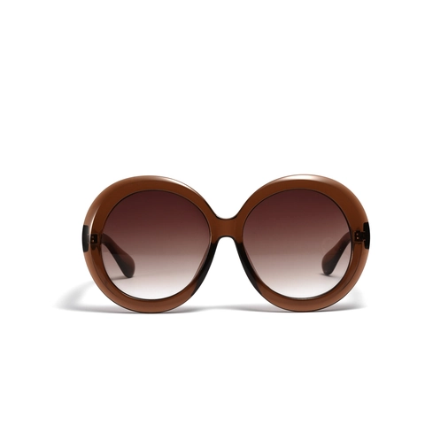 Vintage Oversized Round Sunglasses For Women Men PC Frame Gradient Lens UV400 Retro Fashion Eyewear Streetwear Accessories