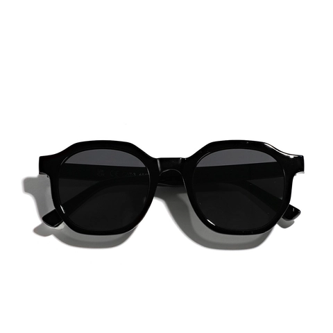 Retro Square Large Frame Sunglasses For Men Women UV400 Protection PC Frame AC Lens Transparent Gray Fashion Eyewear