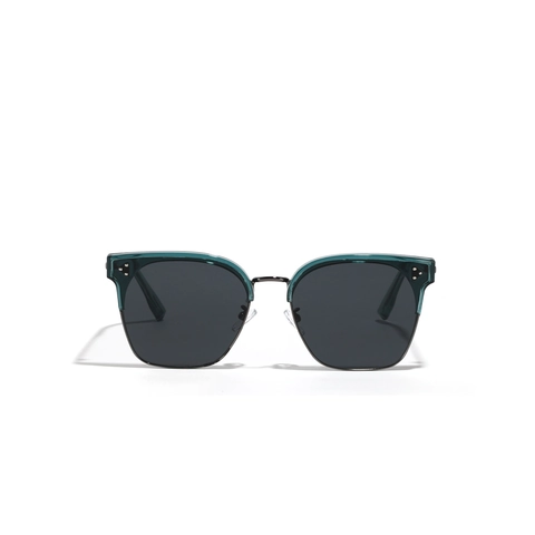 Occhiali da Sole Cat Eye alla Moda Montatura in Metallo Rivetti Design Protezione UV400 Retro Punk per Uomo Donna Outdoor Viaggi
