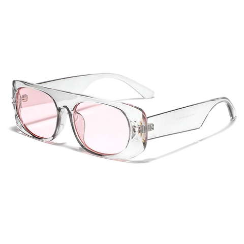 Trendy Y2K Future Style Square Sunglasses For Women Men PC Frame AC Lens UV400 Retro Hip Hop Streetwear Trendy Eyewear