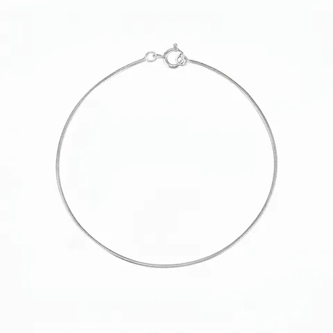 Minimalista Pulsera de Cadena de Serpiente de Plata de Ley 925 para Mujer Elegante Pulsera de Eslabones Circulares Joyería Diaria