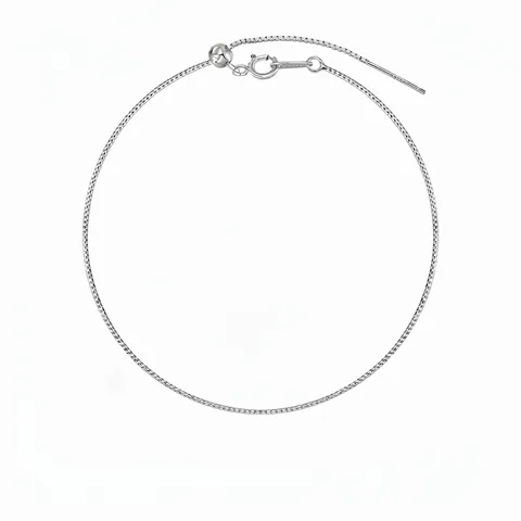Minimalist 925 Sterling Silber Armband Für Damen Verstellbares Boxkette Armband Feiner Schmuck Für Den Täglichen Gebrauch