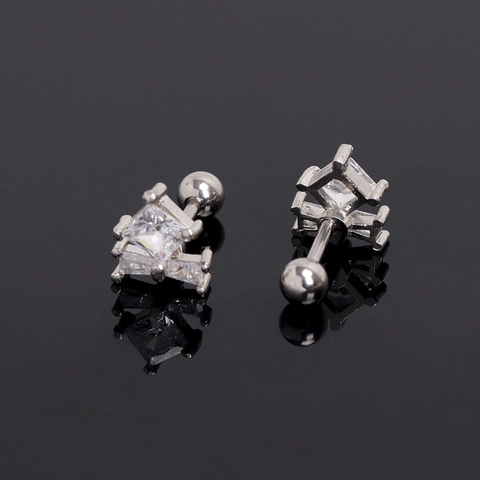 Minimalistische Edelstahl Schmetterling Geometrische Ohrstecker Mit Strass Eingelegt Schraubverschluss Einzelstück Damen Schmuck