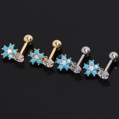 Minimalistische Edelstahl Pflaumenblüten Ohrstecker Für Damen Süße Florale Strass Eingelegt Gold Silber Schmuck Geschenk