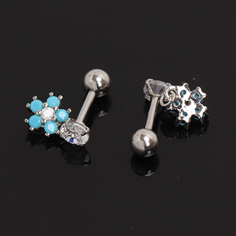 Minimalistische Edelstahl Pflaumenblüten Ohrstecker Für Damen Süße Florale Strass Eingelegt Gold Silber Schmuck Geschenk