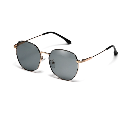 Vintage Round Metal Frame Sunglasses Trendy Polygon Candy Color Lens UV400 Protection Fashion Eyewear For Men Women