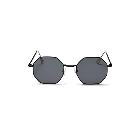 Vintage Polygoon Metalen Frame Zonnebril Voor Dames Heren Retro Groot Frame Geometrische UV400 Bescherming Mode Zonnebril