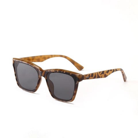 Fashion Square Rivet Sunglasses For Men Women UV400 Personalized Personalized Tortoiseshell Frame Outdoor Travel Beach Shades Eyewear