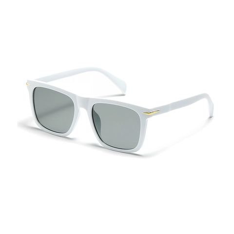 Vintage Square Large Frame Sunglasses For Men Women UV400 Protection PC Frame AC Lens Rivet Fashion Eyewear