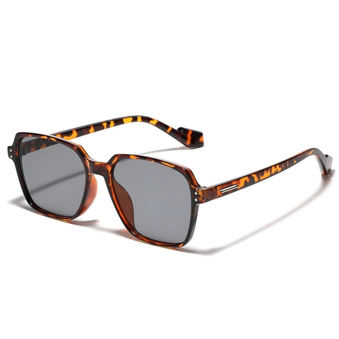 Retro Vierkant Montuur Zonnebril Voor Heren Dames Grote PC AC Mode UV400 Bescherming Zonnebrillen Buiten Reizen Accessoires