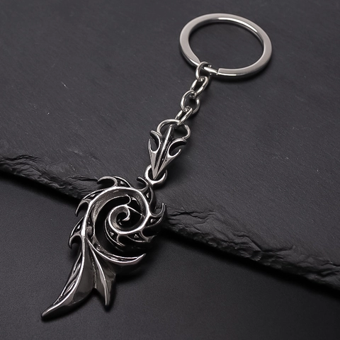 Vintage Gothic Alloy Vortex Spiral Pendant Keychain Retro Industrial Punk Key Ring For Bag Backpack Car Hanging Ornament Unisex