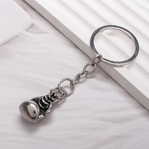 Vintage Alloy Boxing Glove Keychain Personality Minimalist Sports Boxing Glove Key Ring Pendant For Men Women Fans Gift