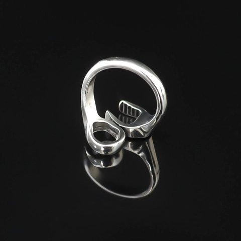 Vintage Industrial Style Wrench Ring For Men Women Alloy Adjustable Opening Punk Mechanical Fashion Jewelry Gift