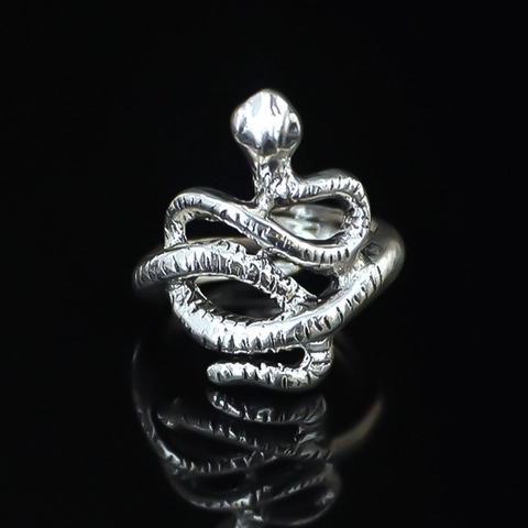 Vintage Punk Octopus Snake Shape Open Ring For Men Women Alloy Retro Gothic Adjustable Finger Ring Fashion Jewelry Gift