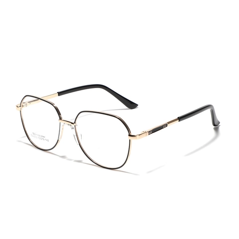 Gafas Ópticas de Acero Inoxidable con Polígono Vintage Para Hombres Mujeres Marco Grande de Metal Gafas de Espejo Plano SA8628 Moda