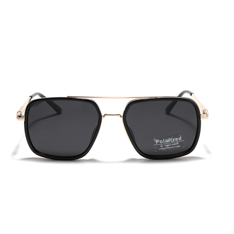 Square Polarized Sunglasses For Men Women TR90 Metal Frame UV400 Protection Retro Aviator Fashion Sun Glasses For Driving