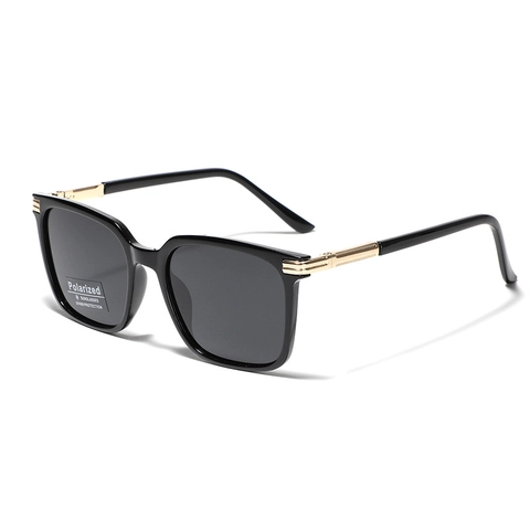 TR90 Metal Square Polarized Sunglasses For Men UV400 Protection Driving Sunglasses Street Hip Hop Retro Shades Eyewear
