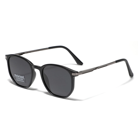Classic Round Polarized Sunglasses For Men Women TR90 Metal Frame UV400 Protection Retro Fashion Sun Glasses Driving Eyewear