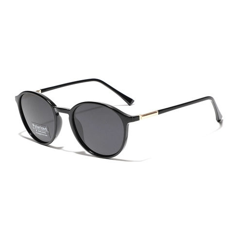 Occhiali da Sole Polarizzati Tondi Vintage per Uomo Donna Montatura in Metallo TR90 Protezione UV400 Occhiali alla Moda