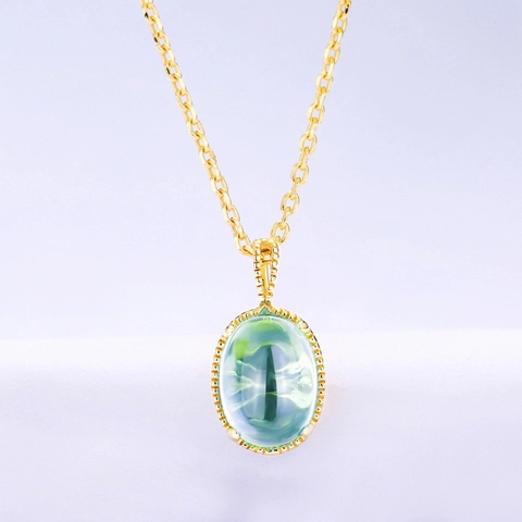 S925 Sterling Silver Blue Topaz Water Drop Pendant Necklace Elegant Office Lady Inlaid Gemstone Jewelry Fine Cross Chain Gift For Women