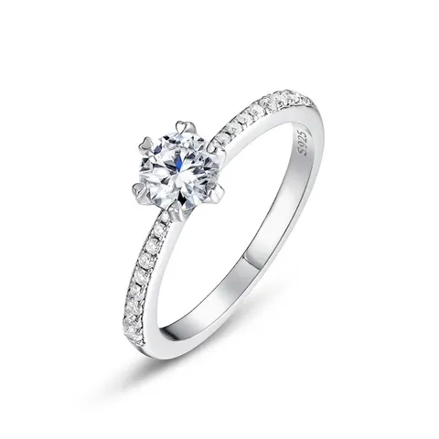 925 Sterling Silver Moissanite Couple Rings Fashion Geometric Design Romantic Jewelry For Women Men Anniversary Finger Rings