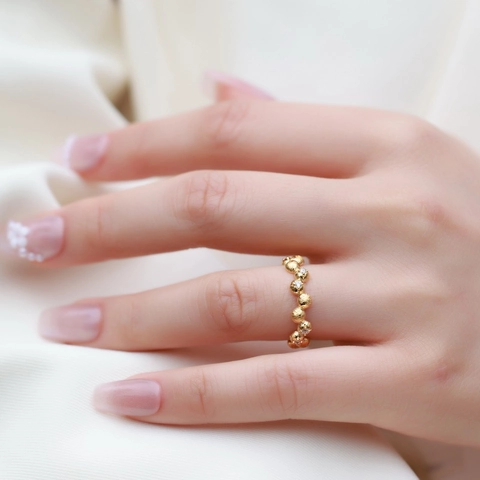 S925 Sterling Silber Offener Ring Für Damen Vergoldet Gebürstete Textur Zirkonia Eingelegt Verstellbarer Luxus Fingerring Schmuck
