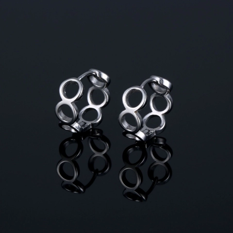Minimalistische Edelstahl Hohl Geometrische Kreis Huggie Ohrringe Für Damen Herren Cold Style Unisex Schmuck Zubehör Geschenk