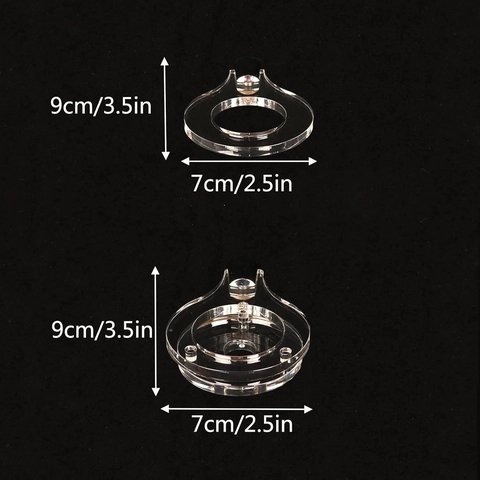 Minimalistisch Transparent Acryl Lichtschwert Wandhalterung Horizontal Display Halter Rack Für Weltraumschwert Dekoration
