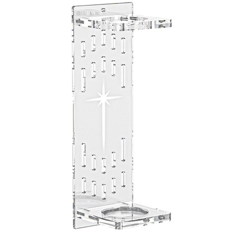 Acrylic Vertical Wall Mounted Lightsaber Display Stand Star Pattern Sword Holder Rack For Home Bedroom Collection Display