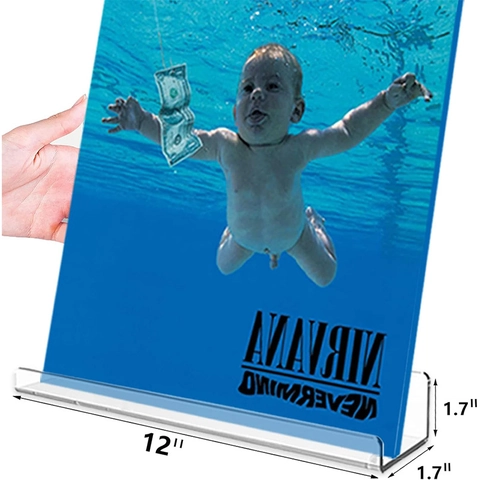 Klares Acryl Wandregal Für Schallplatten Transparente LP Display Leiste Minimalistisch Schwebendes Regal Für Zuhause Deko