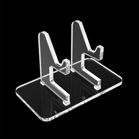 Support Universel en Acrylique pour Manette de Jeu Double Support de Bureau Mural Présentoir pour Manette de Jeu