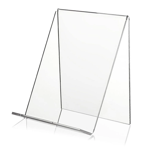 Transparent Acrylic Bookstand Desktop Display Rack Clear Book Organizer Storage Shelf For Office School Supplies