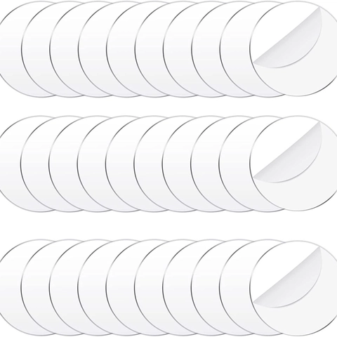Blank Clear Round Acrylic Discs Transparent Circular Plexiglass Sheet For Painting DIY Crafts Art Projects Decorative Film