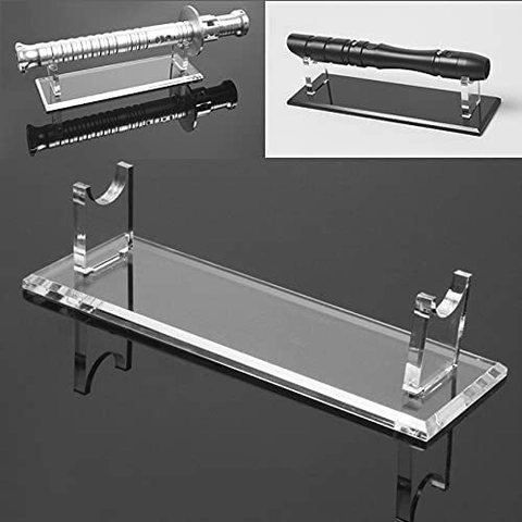 Acrylic Lightsaber Display Stand Horizontal Saber Collection Rack Desktop Holder For Home Office Decorative Storage Rack