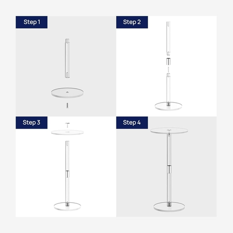 Minimalistischer Transparenter Acryl Beistelltisch Moderner Klarer Couchtisch Für Wohnzimmer Kleinen Raum Getränketisch Dekoration