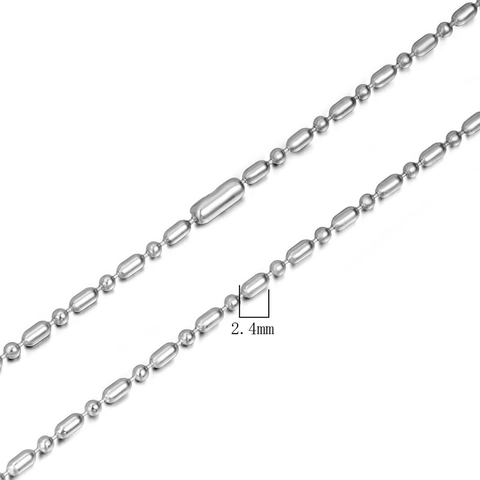 Collana Minimalista in Acciaio Inossidabile con Nodo di Bambù per Unisex Hip Hop Lucido Punk Stile Catena Gioielli Regalo
