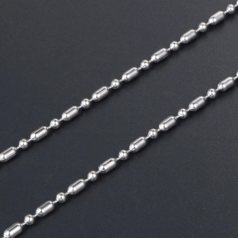Collana Minimalista in Acciaio Inossidabile con Nodo di Bambù per Unisex Hip Hop Lucido Punk Stile Catena Gioielli Regalo