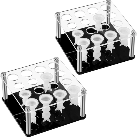 Detachable Square Acrylic Chess Piece Mold Holder DIY Candle Making Support Stand For Silicone Molds