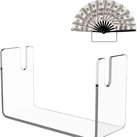 Supporto Per Display A Ventaglio In Acrilico Trasparente Base Per Ventagli Pieghevoli A Forma Di U Supporto Decorativo Per Ventagli