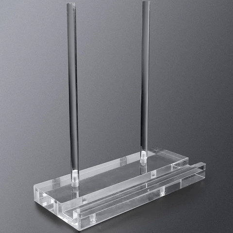 Acrylic Book Display Stand Clear Desktop Tablet CD Holder For Office Restaurant Home Menu Magazine Rack Modern Minimalist Organizer