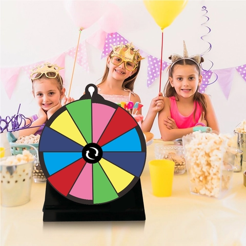 Ruota Del Premio Girevole Arcobaleno In Acrilico Per Festa Ruota Del Gioco Della Lotteria Cancellabile A Secco Per Eventi In Centri Commerciali Di Carnevale Ruota Girevole Colorata Rimovibile