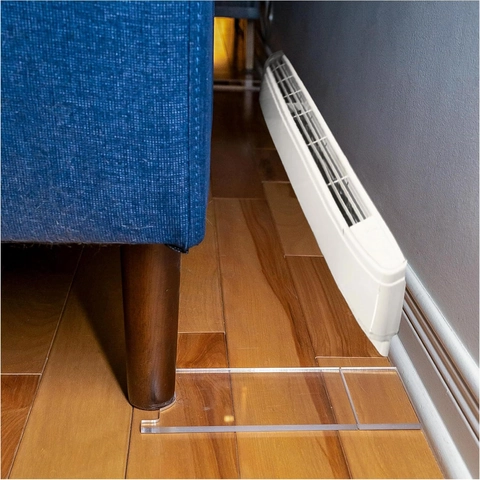 Espaciador de Pared para Muebles de Acrílico Transparente para Sofá Cama Tope Protector de Pared Protección de Enchufe