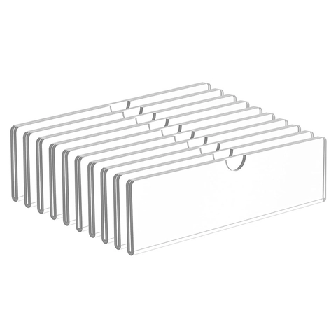 Transparenter Acryl Wand Namensschildhalter U-Förmiger Büro Schild Rahmen Türbeschilderung Display Rack Für Unternehmen Schule