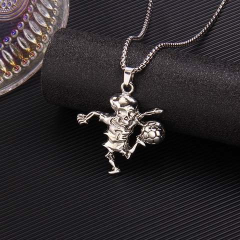 Collar de Pendiente de Acero Inoxidable Gótico para Hombre Hip Hop Retro Calavera Dragón Cruz Bala Amuleto Joyería Regalo