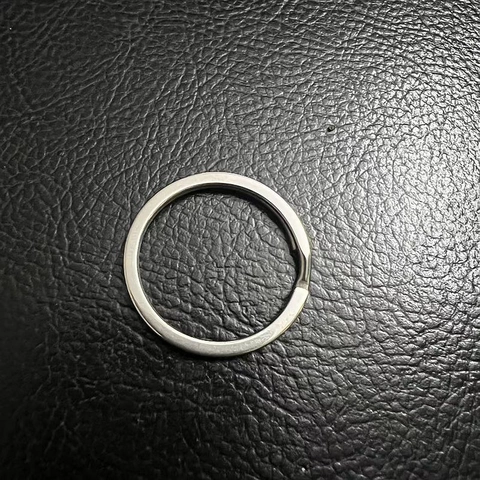 Anelli Portachiavi Piatti in Acciaio Inossidabile Anelli Metallici per Fai da Te Creazione di Portachiavi Piccoli Supporti Accessori Gioielli